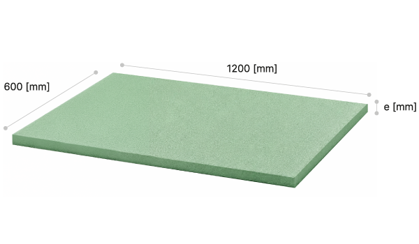 Esquema Isometrico Plancha XPS AislaGreen Verde